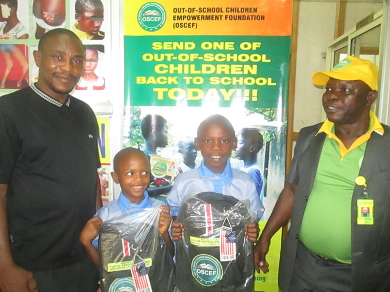 Out-of-School Children Empowerment Foundation (OSCEF), Donating Learning/Educational Material